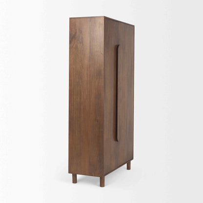 Astrid Solid Wooden Brown Armoire