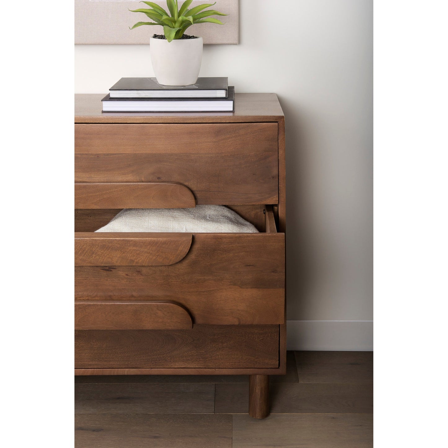 Astrid Three Drawers Wood Cabinet