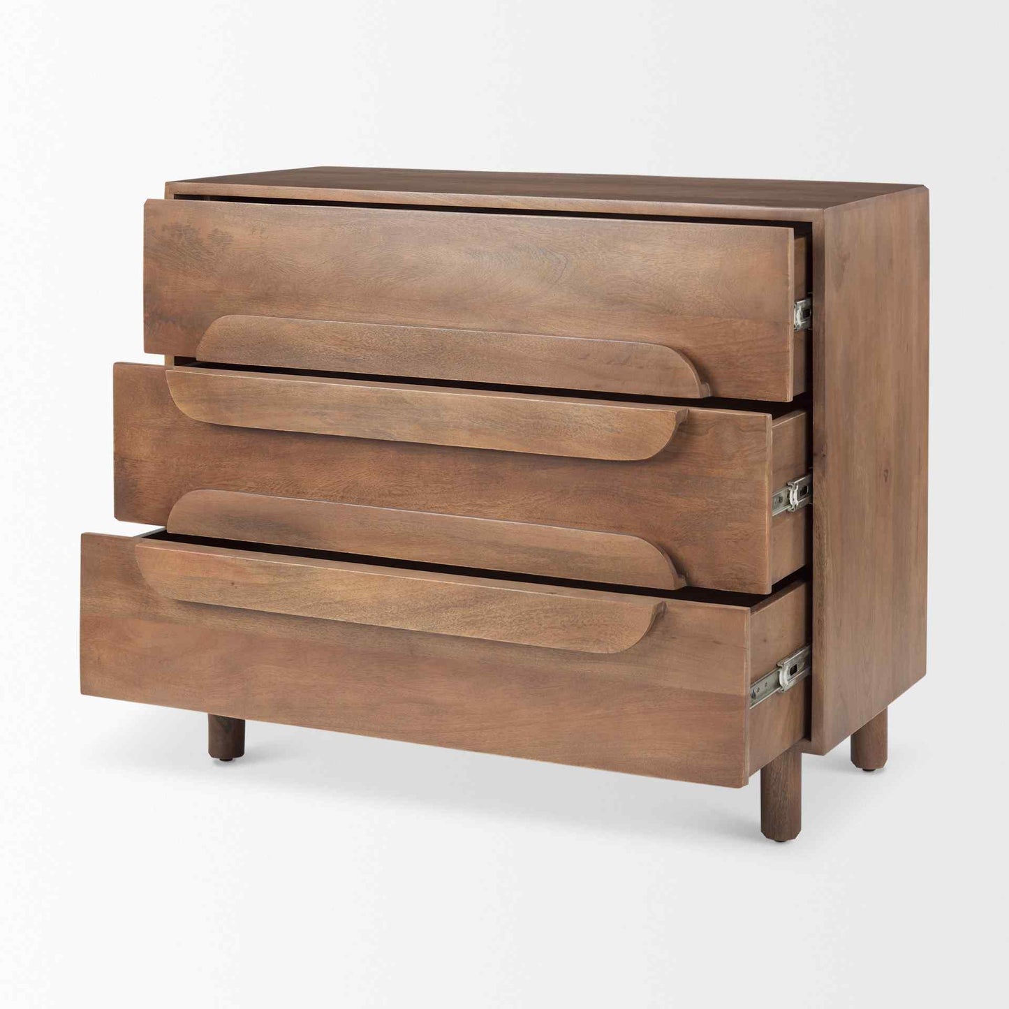 Astrid Three Drawers Wood Cabinet