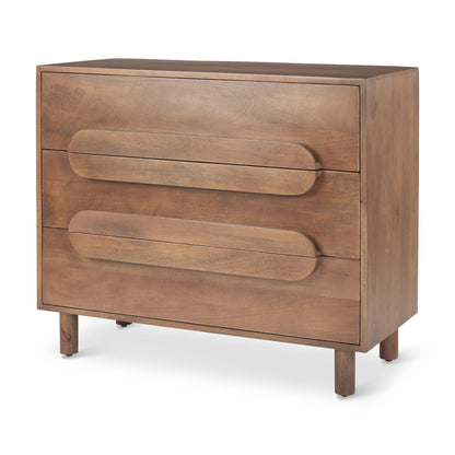 Astrid Three Drawers Wood Cabinet