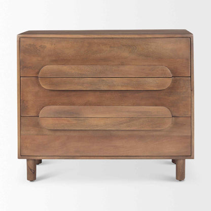 Astrid Three Drawers Wood Cabinet