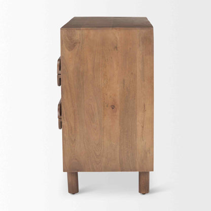 Astrid Three Drawers Wood Cabinet