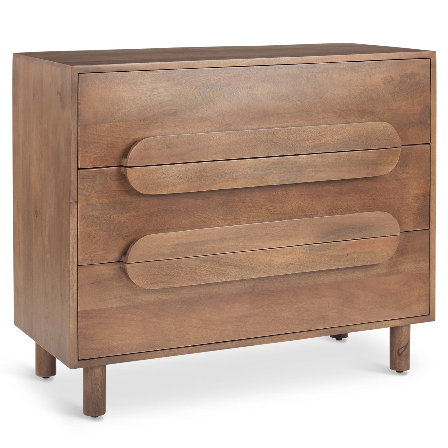 Astrid Three Drawers Wood Cabinet