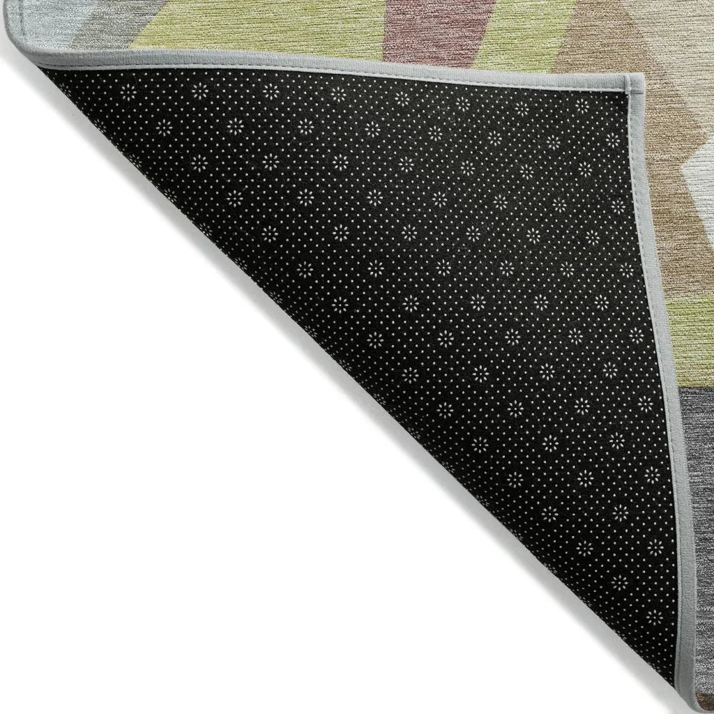 Asymma Brown Washable Indoor - Outdoor Rug - LOOMLAN - LOOMLAN Rugs - Outdoor Rugs