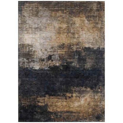 Atalika Gray Washable Indoor - Outdoor Rug - LOOMLAN - LOOMLAN Rugs - Outdoor Rugs
