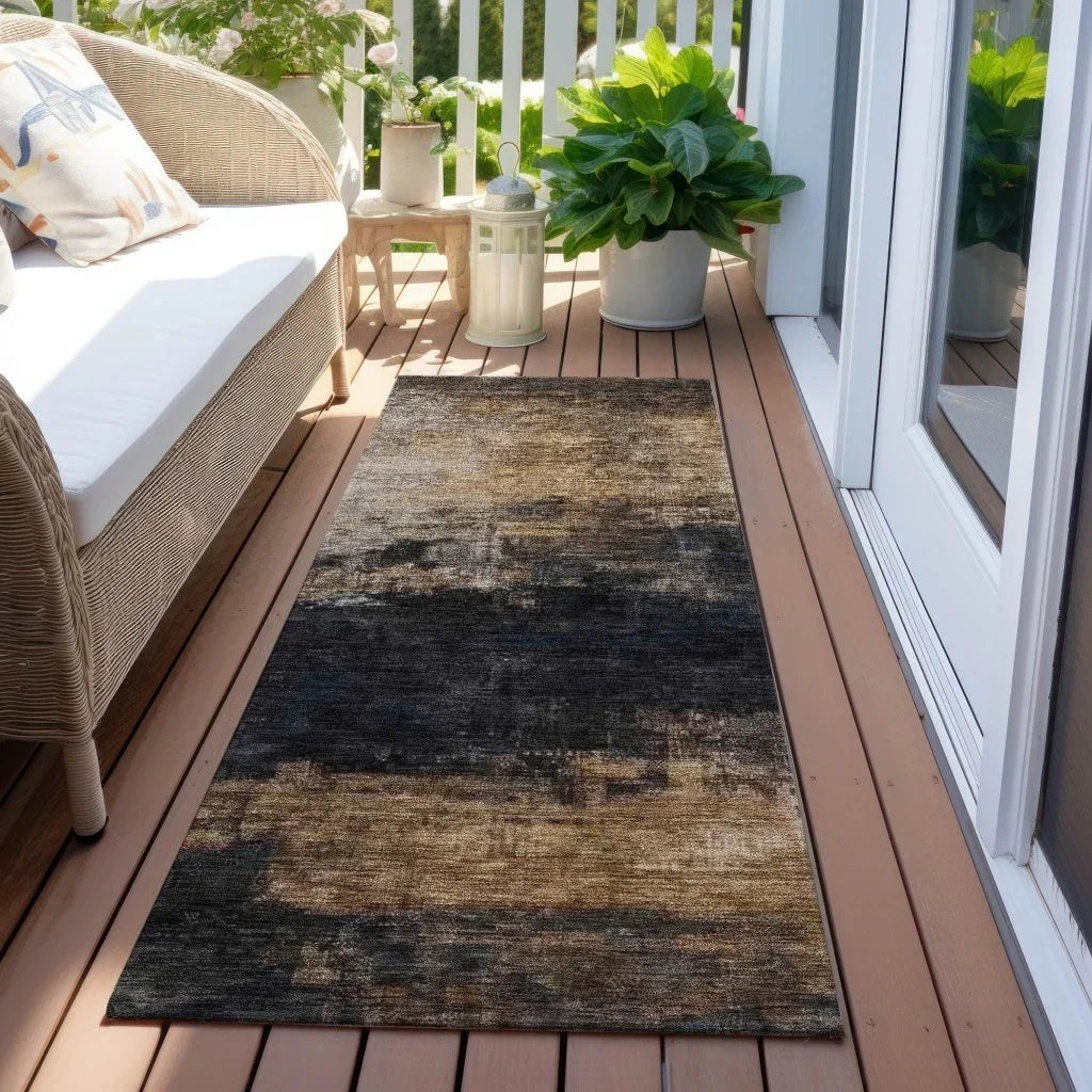 Atalika Gray Washable Indoor - Outdoor Rug - LOOMLAN - LOOMLAN Rugs - Outdoor Rugs