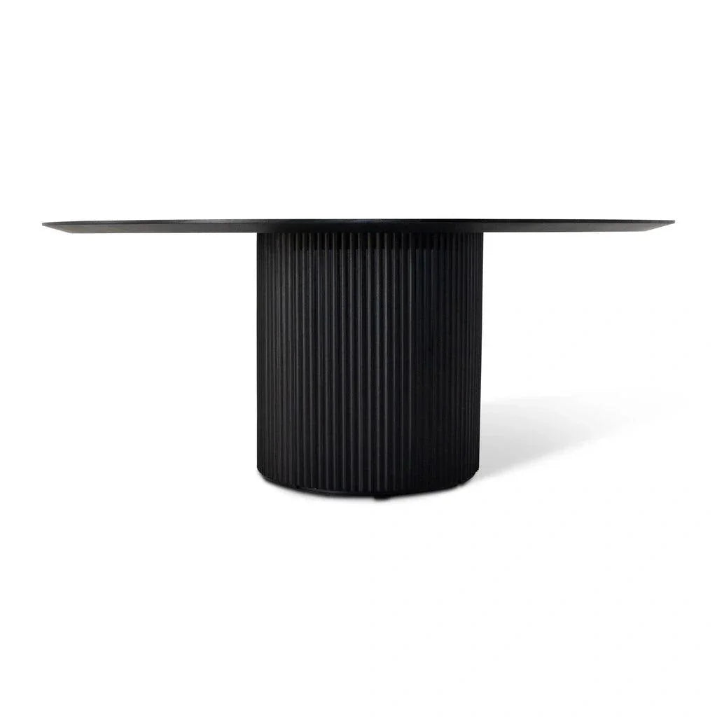 Atenas Wooden Round Dining Table-Dining Tables-Urbia-LOOMLAN