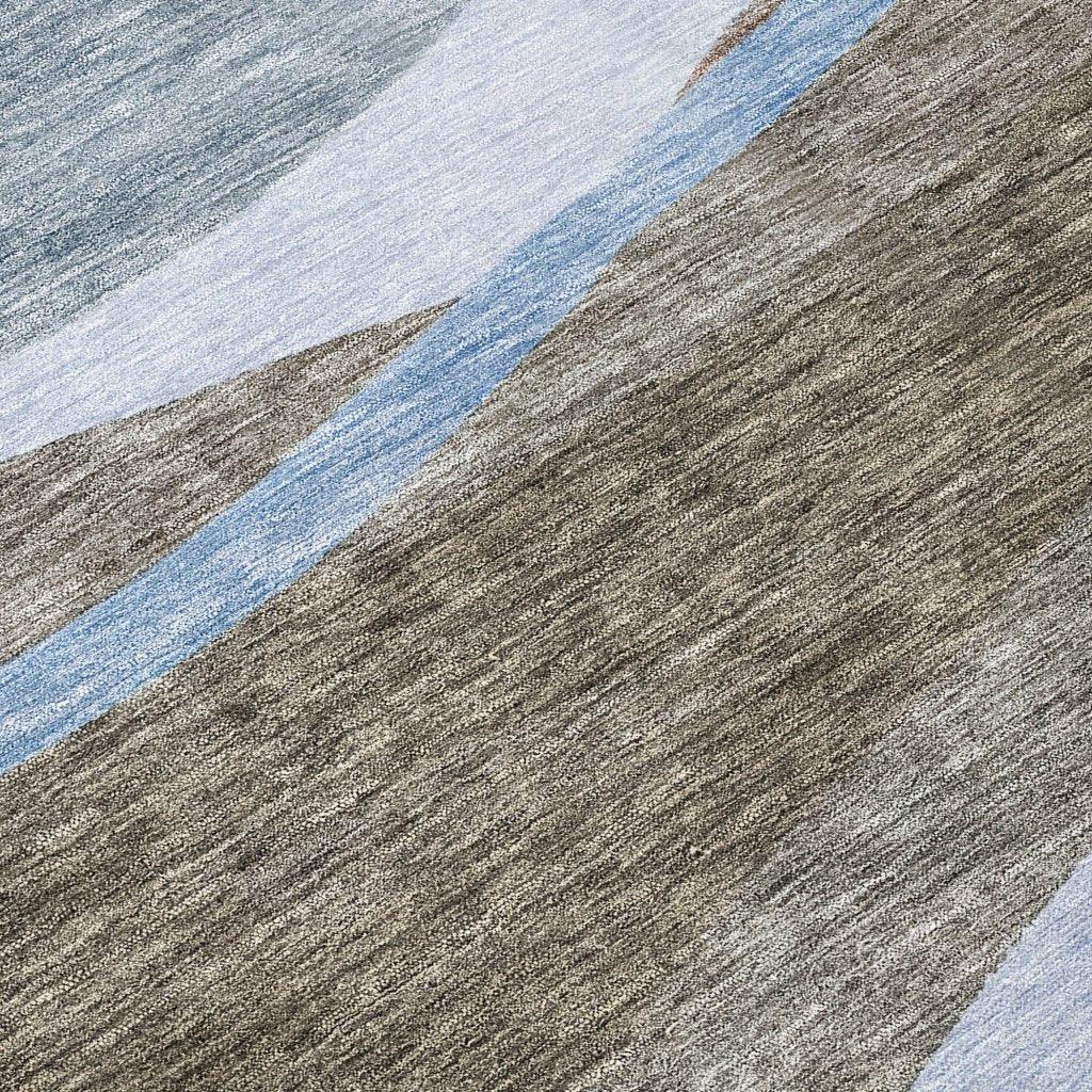 Athena Brown Washable Indoor-Outdoor Rug-Outdoor Rugs-LOOMLAN Rugs-LOOMLAN