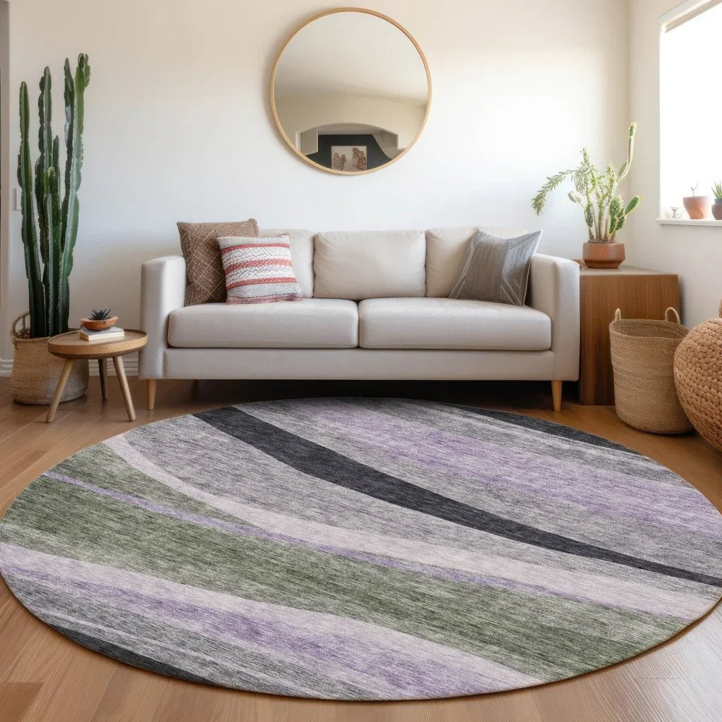 Athena Green Washable Indoor-Outdoor Rug-Outdoor Rugs-LOOMLAN Rugs-LOOMLAN