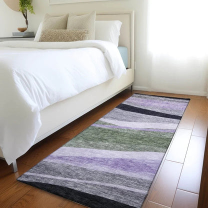 Athena Green Washable Indoor-Outdoor Rug-Outdoor Rugs-LOOMLAN Rugs-LOOMLAN