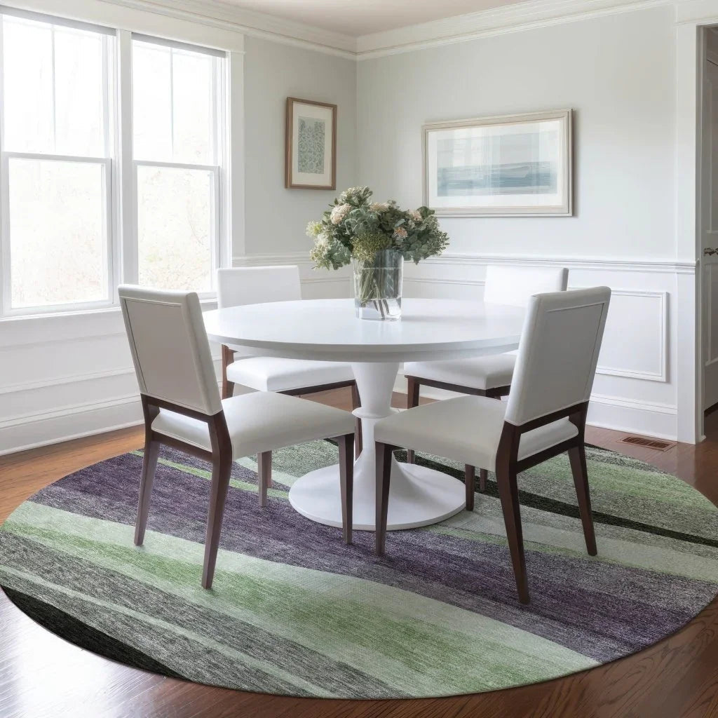 Athena Purple Washable Indoor-Outdoor Rug-Outdoor Rugs-LOOMLAN Rugs-LOOMLAN