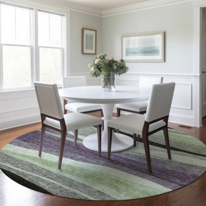 Athena Purple Washable Indoor-Outdoor Rug-Outdoor Rugs-LOOMLAN Rugs-LOOMLAN