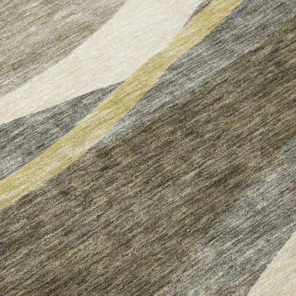 Athena Taupe Washable Indoor-Outdoor Rug-Outdoor Rugs-LOOMLAN Rugs-LOOMLAN