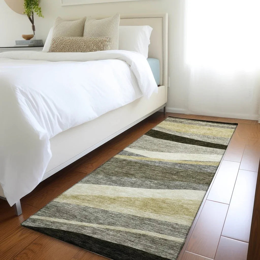 Athena Taupe Washable Indoor-Outdoor Rug-Outdoor Rugs-LOOMLAN Rugs-LOOMLAN