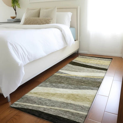 Athena Taupe Washable Indoor-Outdoor Rug-Outdoor Rugs-LOOMLAN Rugs-LOOMLAN