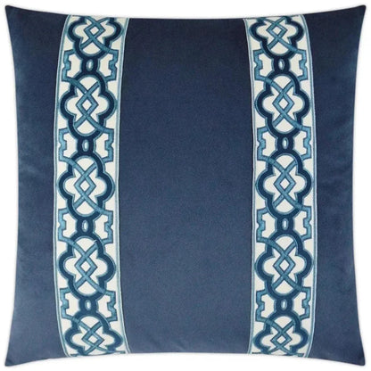 Athenee Azure Blue Throw Pillow With Insert - LOOMLAN - D.V. Kap - Throw Pillows