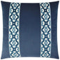 Athenee Azure Blue Throw Pillow With Insert - LOOMLAN - D.V. Kap - Throw Pillows