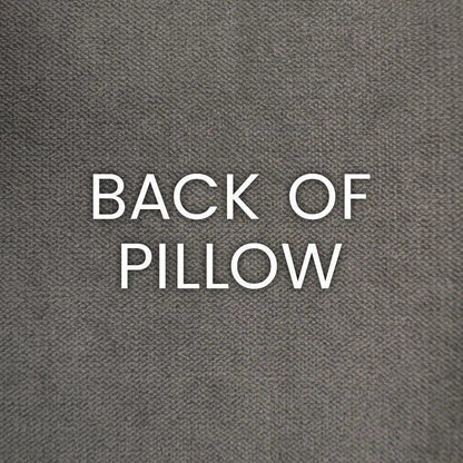 Athenee Smoke Grey Throw Pillow With Insert - LOOMLAN - D.V. Kap - Throw Pillows