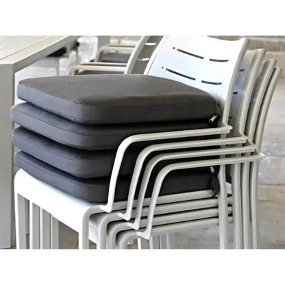 Athenes Black Outdoor Extendable Table Set With Chairs-Outdoor Dining Sets-LOOMLAN-LOOMLAN