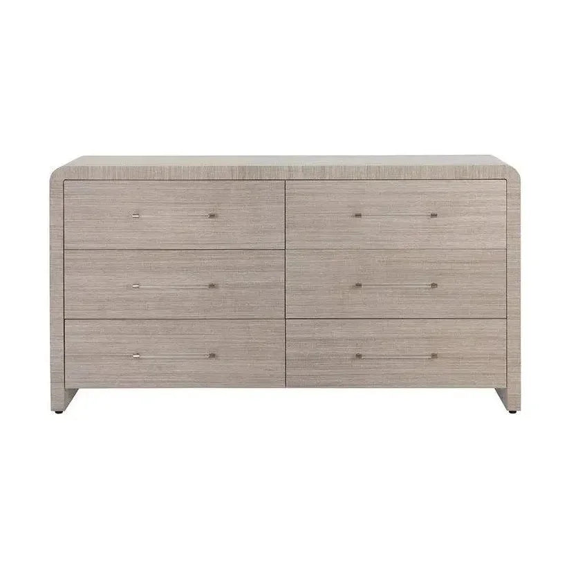 Atherton Solid Wood Dresser Raffia - LOOMLAN - SUNPAN - Dressers