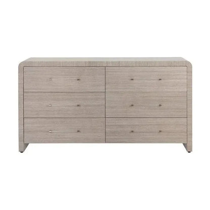 Atherton Solid Wood Dresser Raffia - LOOMLAN - SUNPAN - Dressers