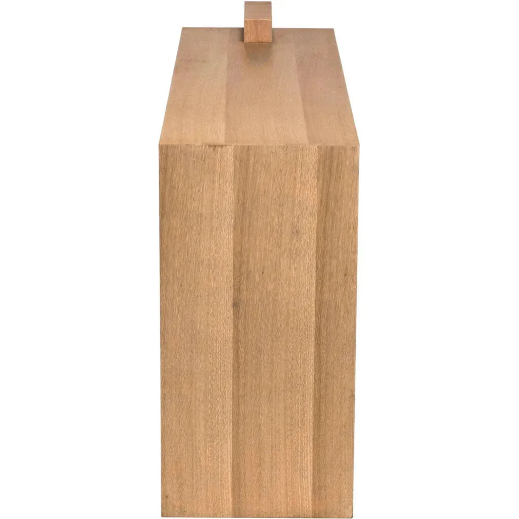 Atlanta Wood Rectangle Console Table - LOOMLAN - Noir - Console Tables