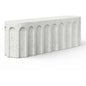 Atlas Concrete Made Outdoor Bench-Outdoor Benches-Urbia-Ivory Terrazzo-LOOMLAN
