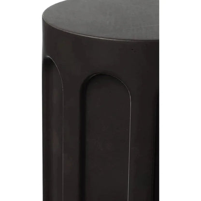 Atlas Concrete Made Outdoor Stool-Garden Stools-Urbia-LOOMLAN