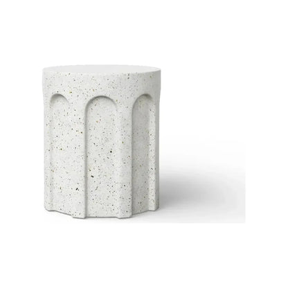 Atlas Concrete Made Outdoor Stool-Garden Stools-Urbia-LOOMLAN
