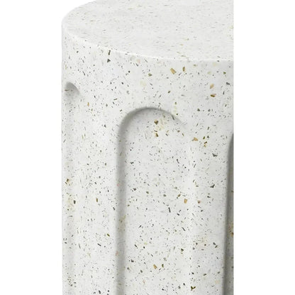 Atlas Concrete Made Outdoor Stool-Garden Stools-Urbia-LOOMLAN