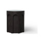Atlas Concrete Made Outdoor Stool-Garden Stools-Urbia-Lava-LOOMLAN