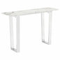 Atlas Console Table White & Silver - LOOMLAN - Zuo Modern - Console Tables