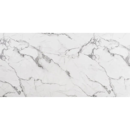 Atlas Dining Table White & Gold-Dining Tables-Zuo Modern-LOOMLAN