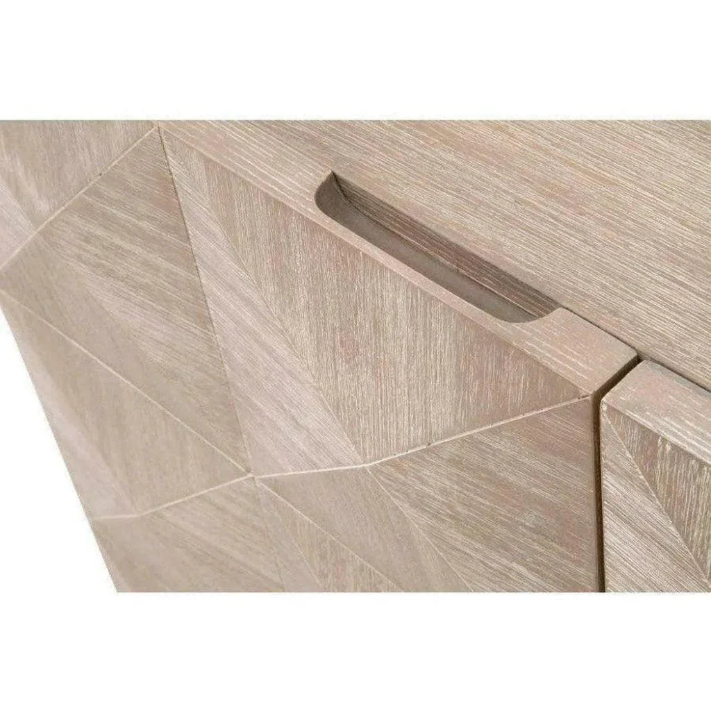 Atlas Media SideboardBrushed Stainless Steel - LOOMLAN - Essentials For Living - Sideboards