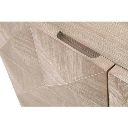 Atlas Media SideboardBrushed Stainless Steel - LOOMLAN - Essentials For Living - Sideboards