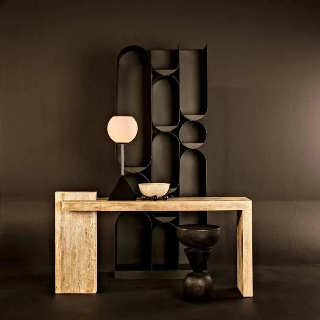 Atomic Bookcase Black Metal Etagere - LOOMLAN - Noir - Etageres