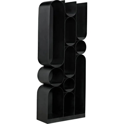 Atomic Bookcase Black Metal Etagere - LOOMLAN - Noir - Etageres