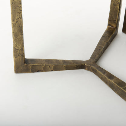 Atticus Black Wood Top Nesting Table (Set of 2)