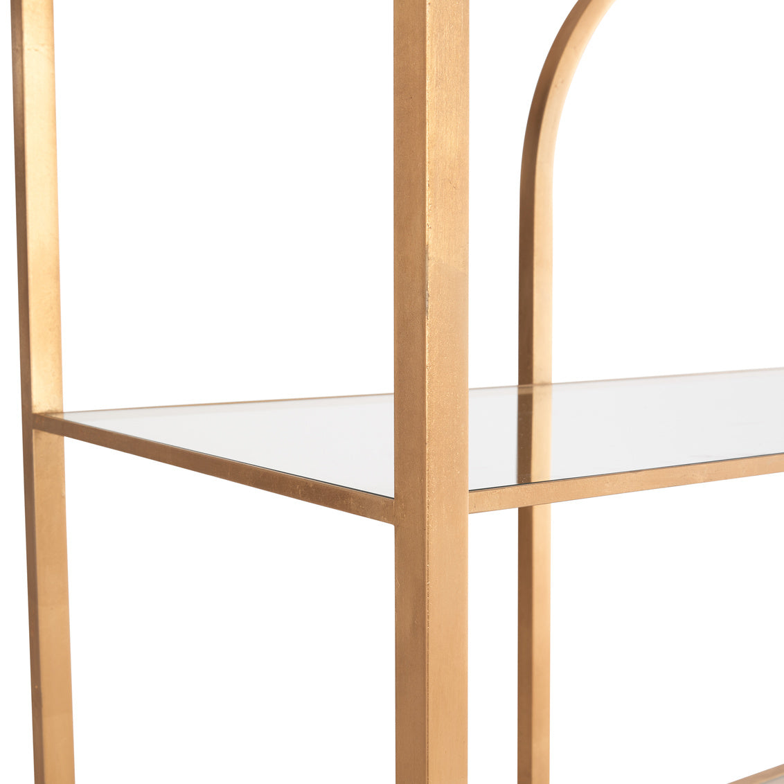 Atwood Metal Golden Etagere-Etageres-Wildwood-LOOMLAN