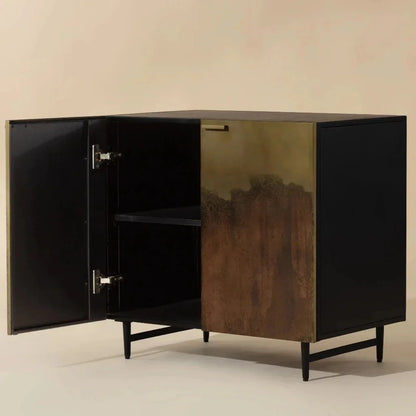 Auburn Durable Iron Nightstand - LOOMLAN - SUNPAN - Nightstands