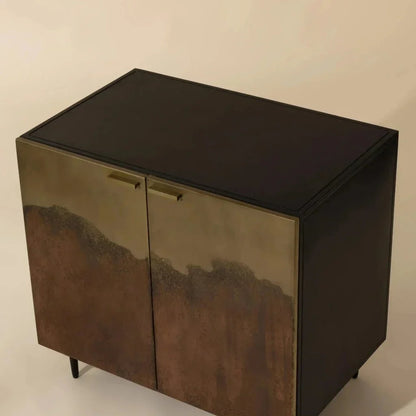 Auburn Durable Iron Nightstand - LOOMLAN - SUNPAN - Nightstands