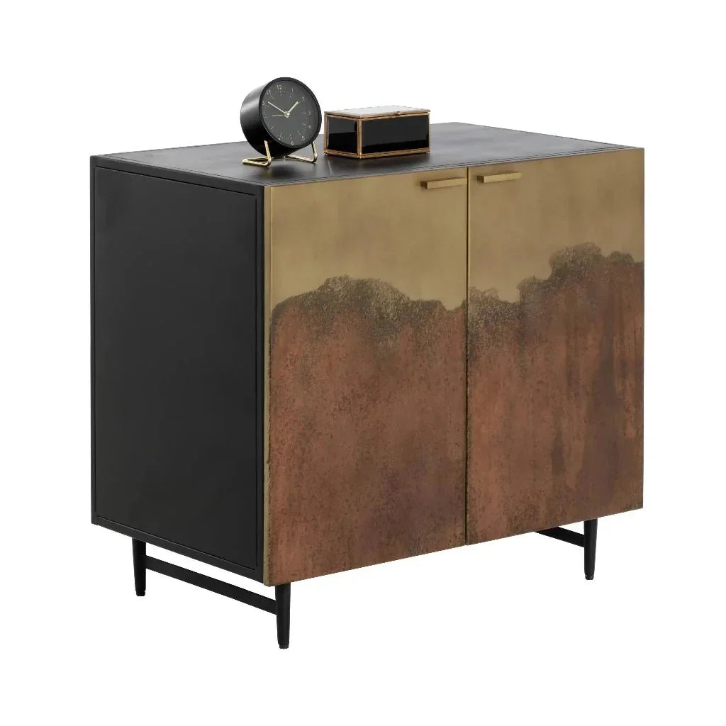 Auburn Durable Iron Nightstand - LOOMLAN - SUNPAN - Nightstands