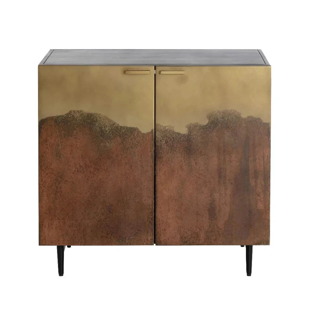 Auburn Durable Iron Nightstand - LOOMLAN - SUNPAN - Nightstands