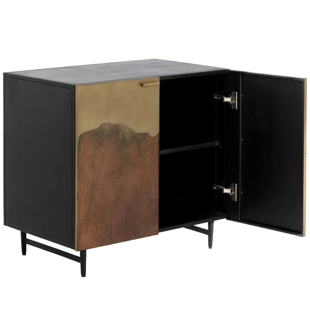 Auburn Durable Iron Nightstand - LOOMLAN - SUNPAN - Nightstands