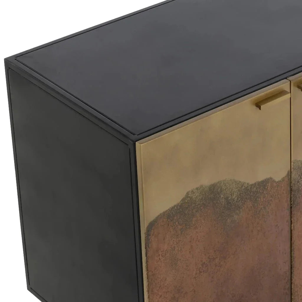 Auburn Durable Iron Nightstand - LOOMLAN - SUNPAN - Nightstands