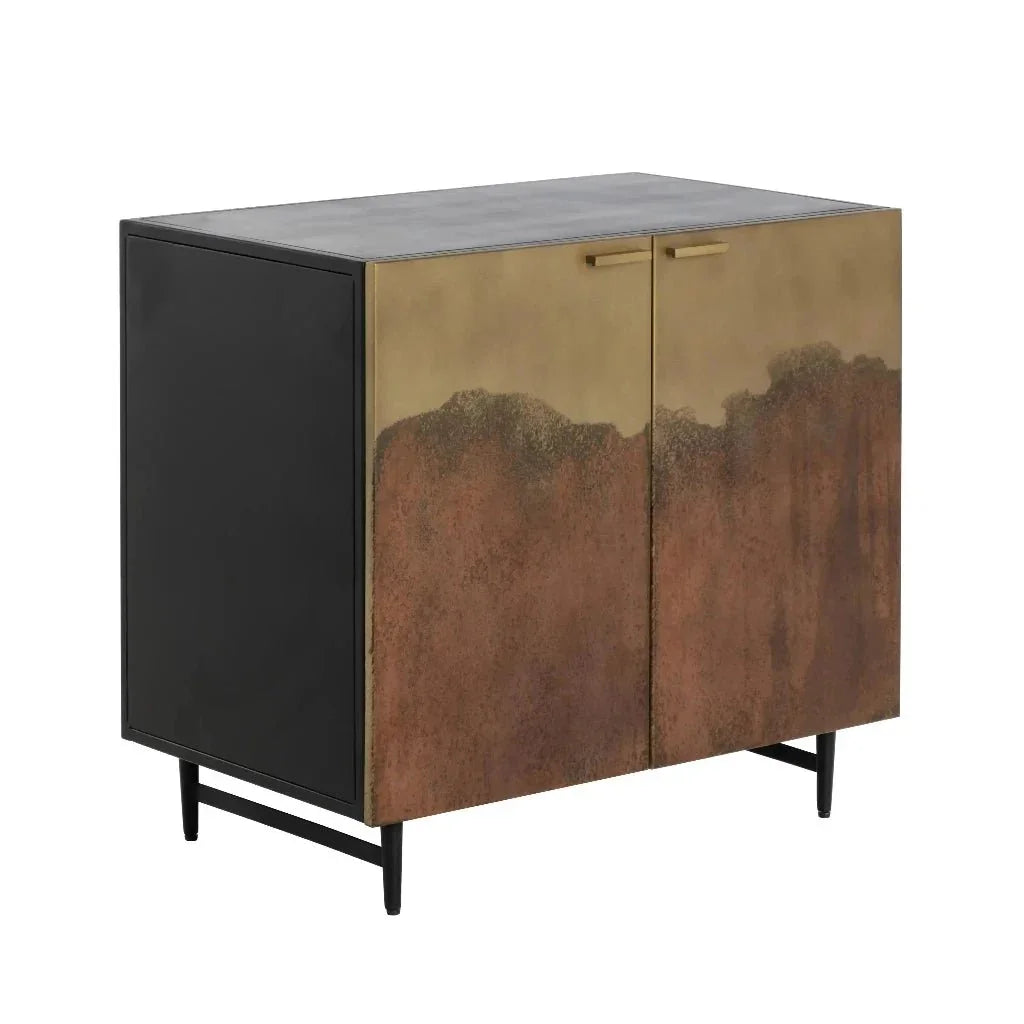 Auburn Durable Iron Nightstand - LOOMLAN - SUNPAN - Nightstands