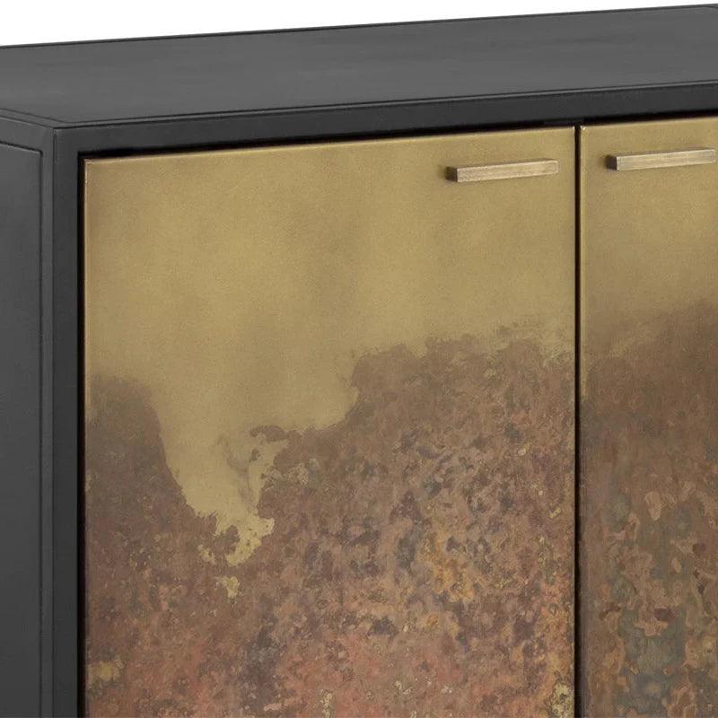 Auburn Media Console & Cabinet Patina Finish - LOOMLAN - SUNPAN - TV Stands & Media Centers