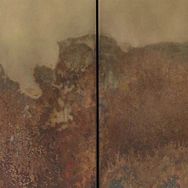 Auburn Sideboard Antique Brass Ombre Patina Fronts - LOOMLAN - SUNPAN - Sideboards