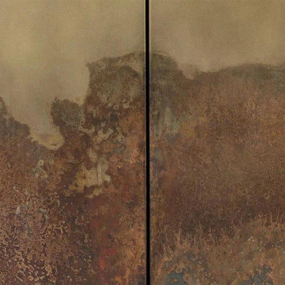 Auburn Sideboard Antique Brass Ombre Patina Fronts - LOOMLAN - SUNPAN - Sideboards