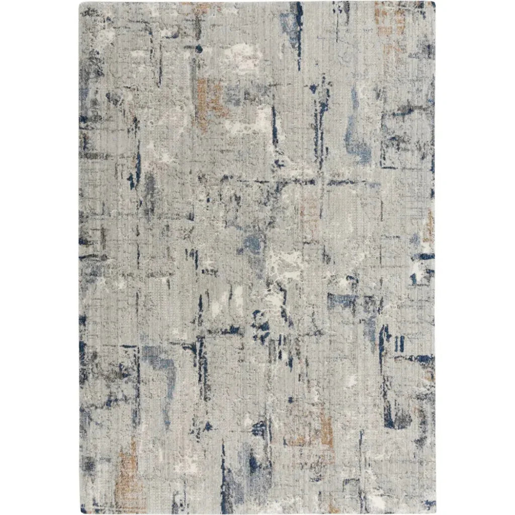 Audi Abstract Gray/ Multi Large Area Rugs - LOOMLAN - LOOMLAN - Area Rugs